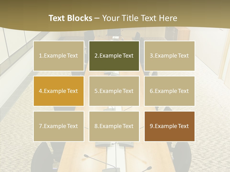 Hall Inside Doors PowerPoint Template