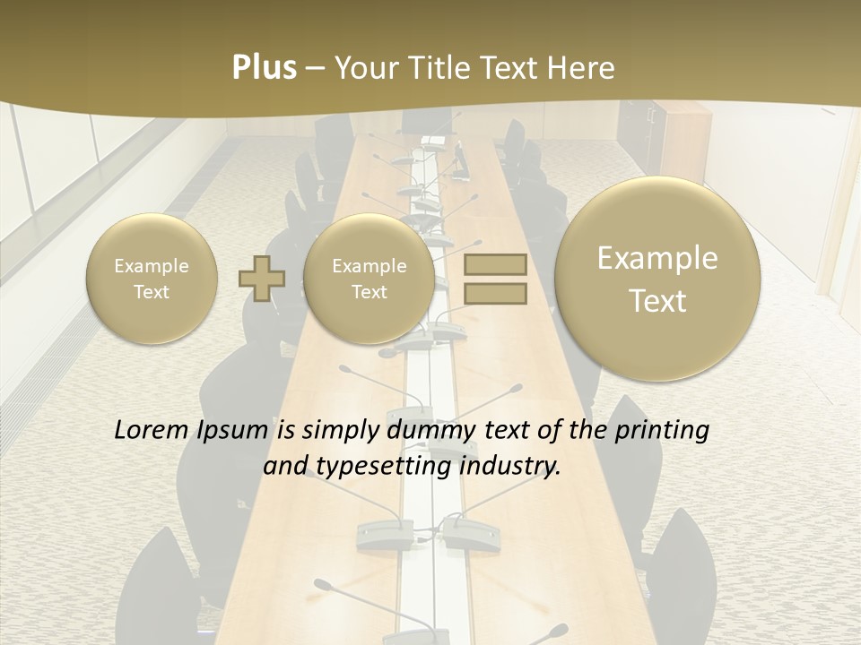 Hall Inside Doors PowerPoint Template