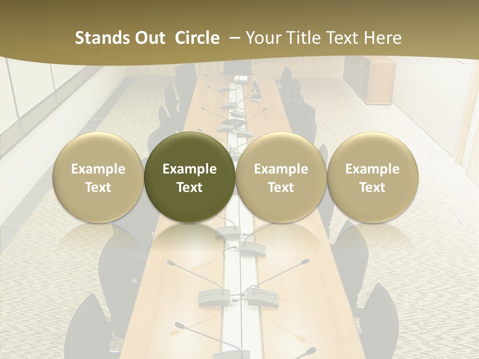 Hall Inside Doors PowerPoint Template