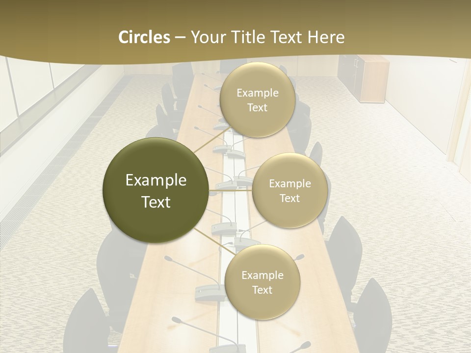 Hall Inside Doors PowerPoint Template