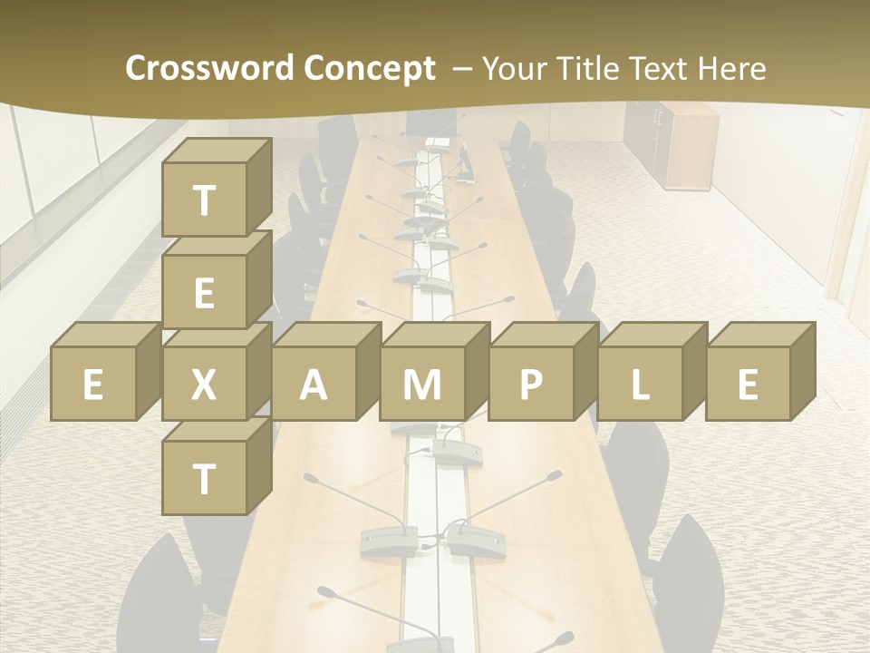 Hall Inside Doors PowerPoint Template