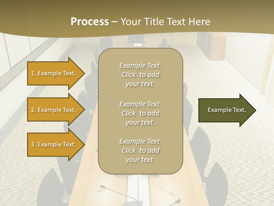 Hall Inside Doors PowerPoint Template