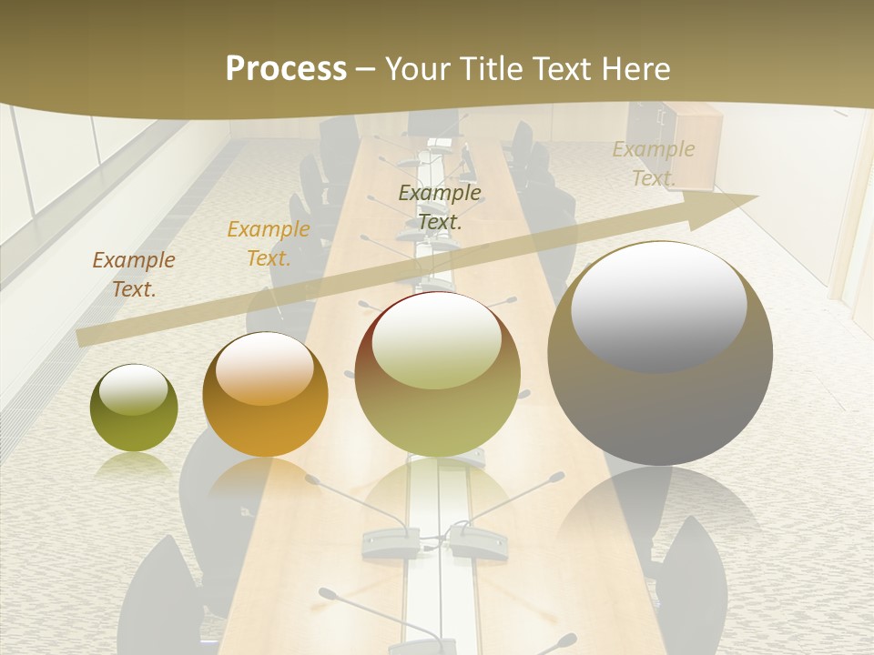 Hall Inside Doors PowerPoint Template