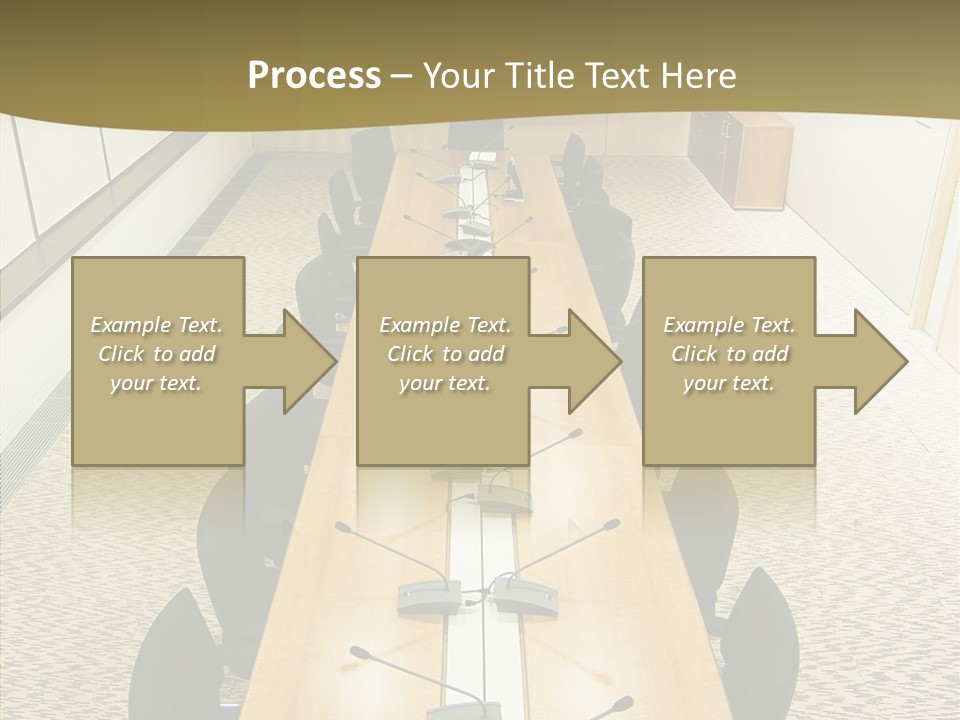 Hall Inside Doors PowerPoint Template