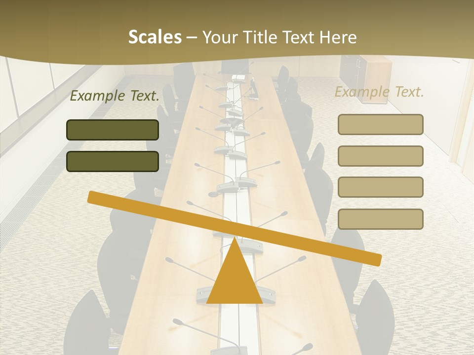 Hall Inside Doors PowerPoint Template