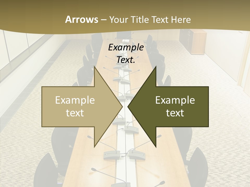 Hall Inside Doors PowerPoint Template