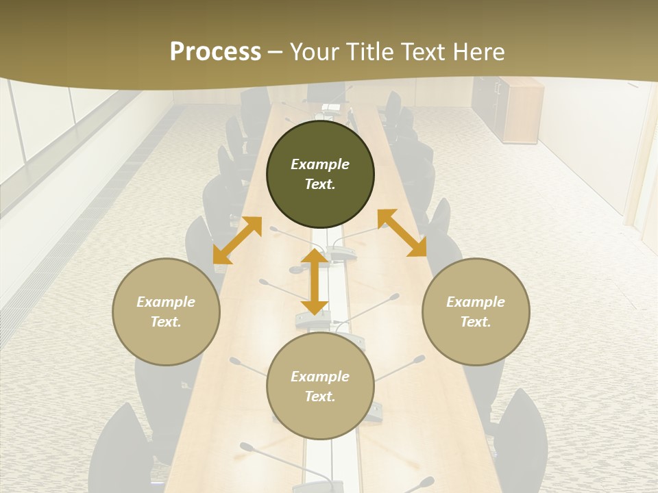 Hall Inside Doors PowerPoint Template
