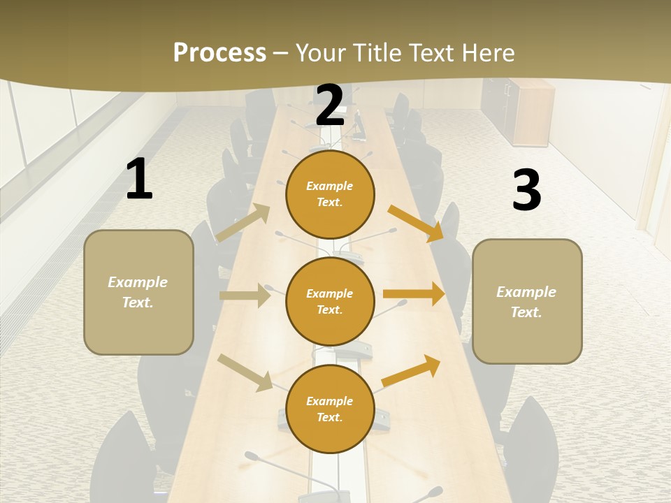 Hall Inside Doors PowerPoint Template