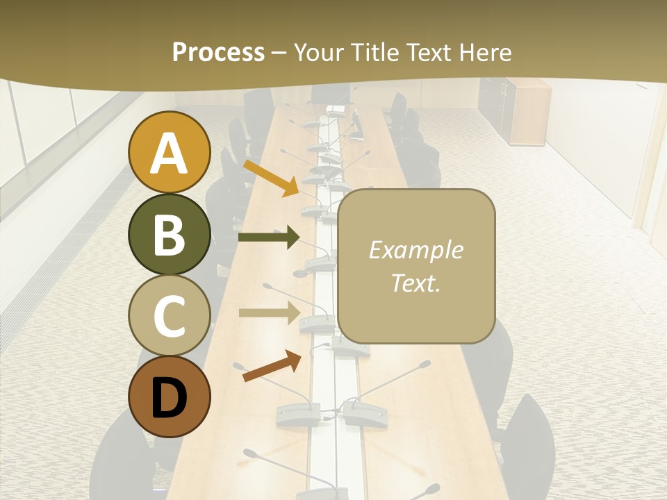 Hall Inside Doors PowerPoint Template