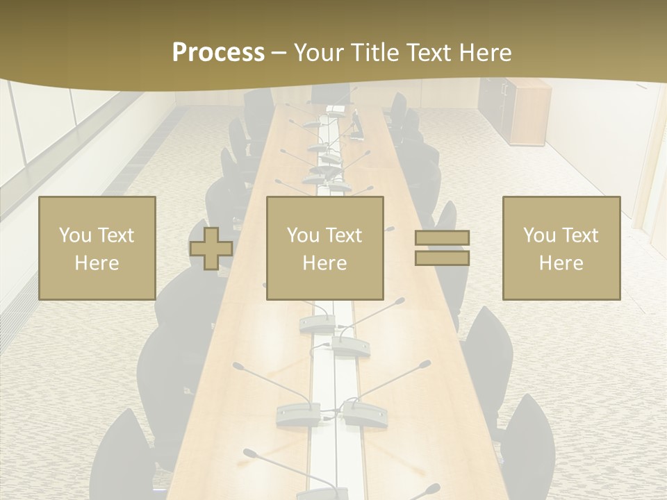 Hall Inside Doors PowerPoint Template