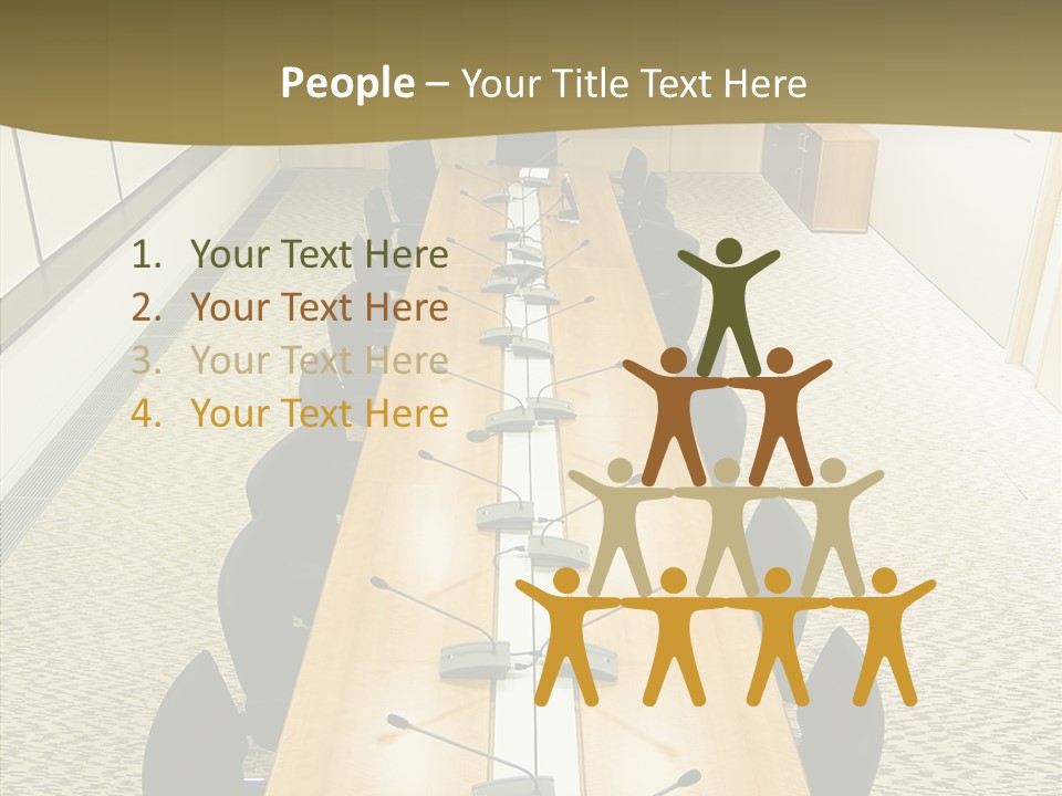 Hall Inside Doors PowerPoint Template