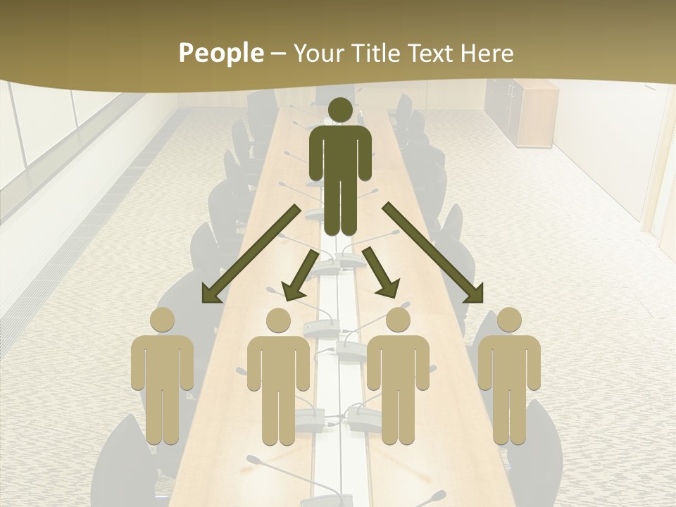 Hall Inside Doors PowerPoint Template