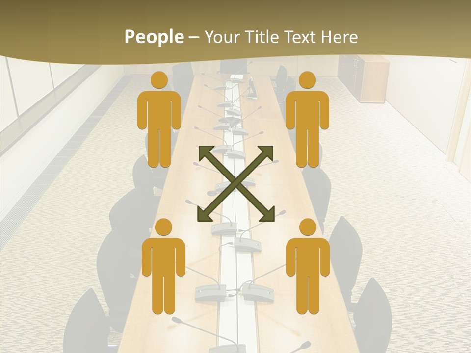 Hall Inside Doors PowerPoint Template