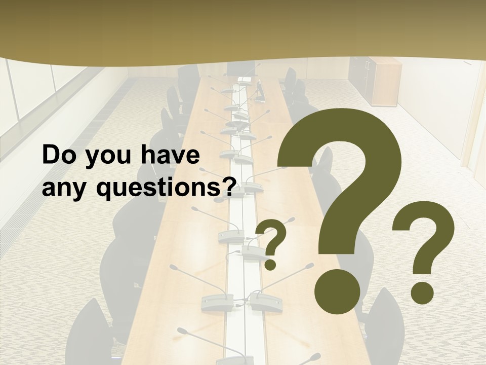 Hall Inside Doors PowerPoint Template