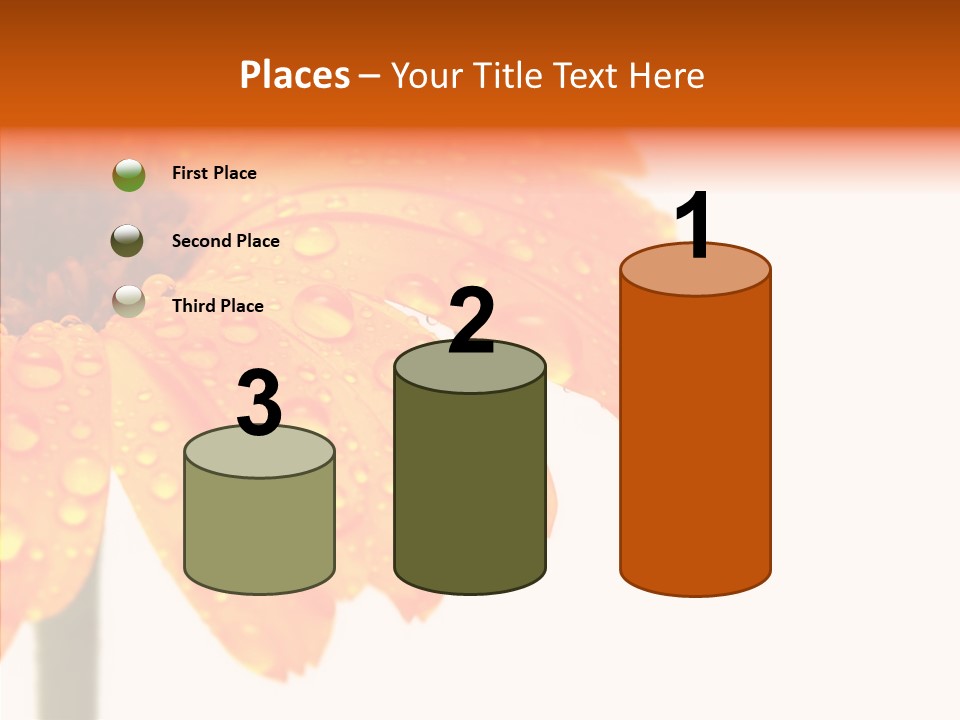 Rain Pretty Drops PowerPoint Template