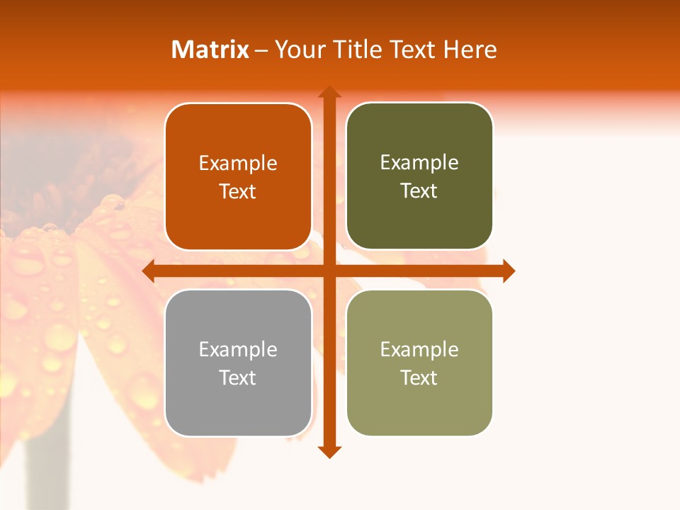 Rain Pretty Drops PowerPoint Template