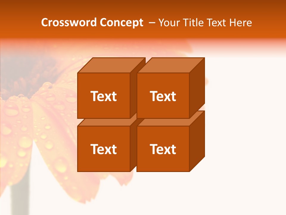 Rain Pretty Drops PowerPoint Template