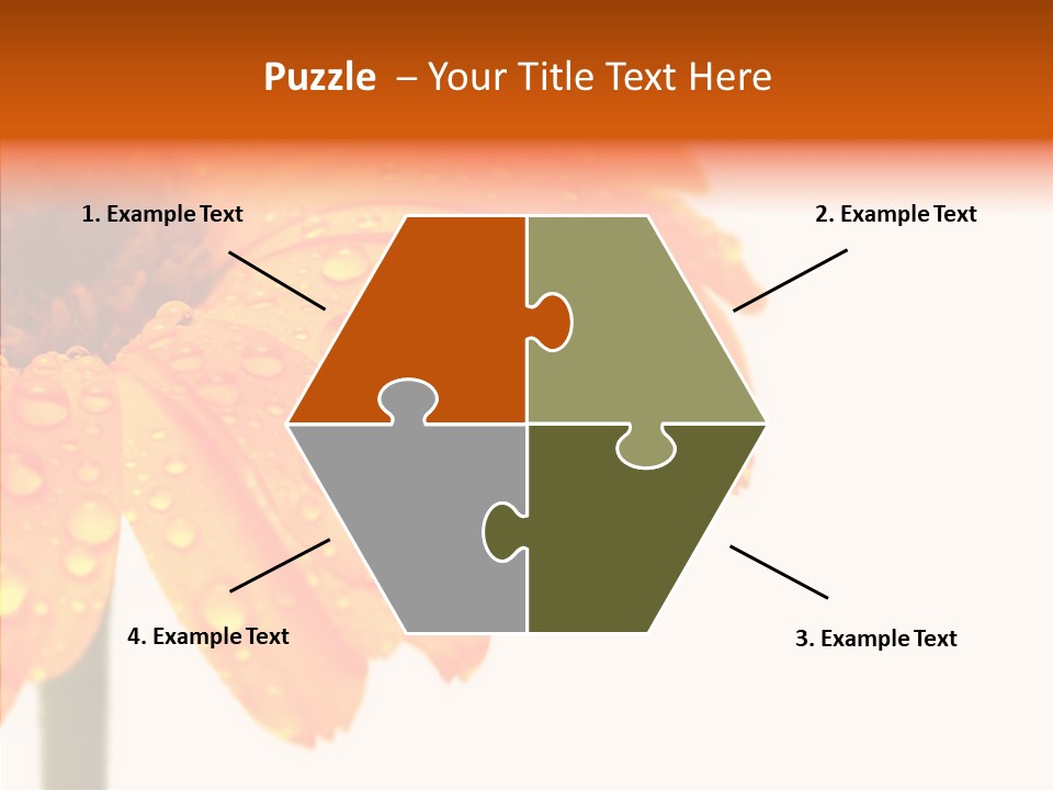 Rain Pretty Drops PowerPoint Template