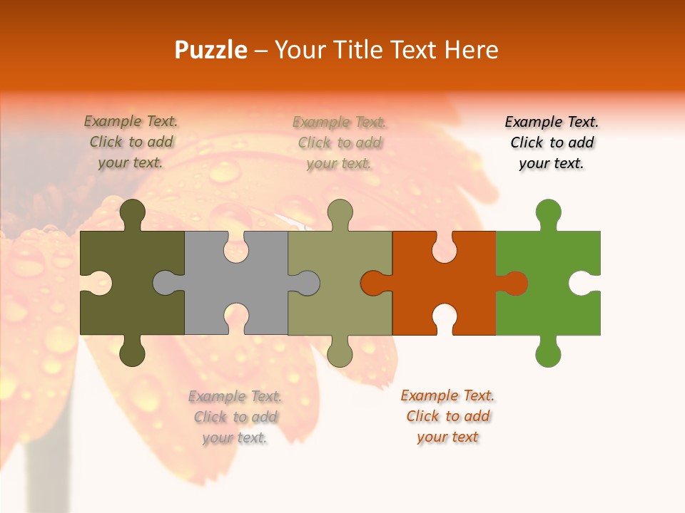 Rain Pretty Drops PowerPoint Template