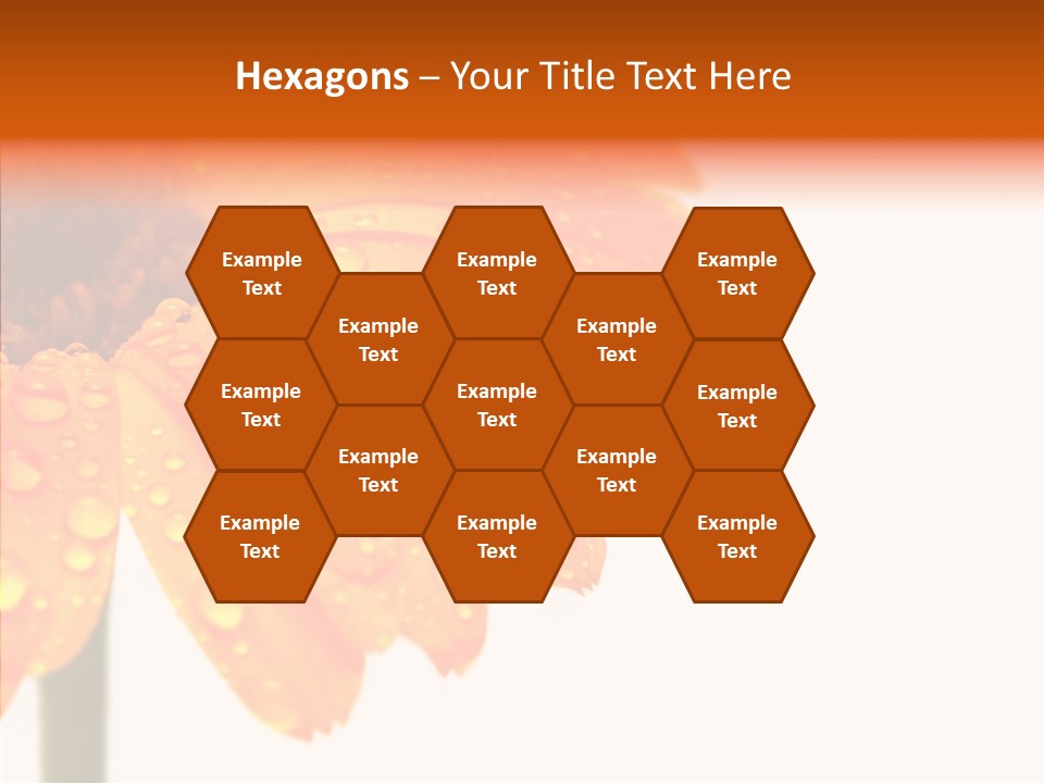 Rain Pretty Drops PowerPoint Template