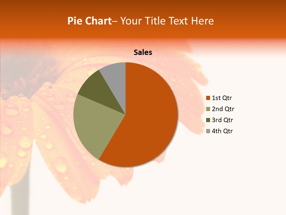 Rain Pretty Drops PowerPoint Template