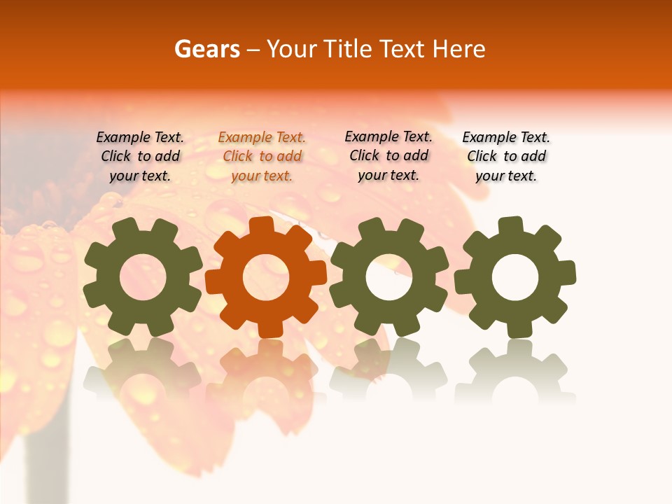 Rain Pretty Drops PowerPoint Template