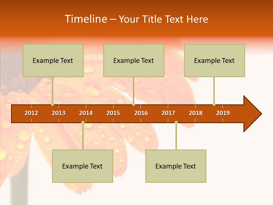 Rain Pretty Drops PowerPoint Template