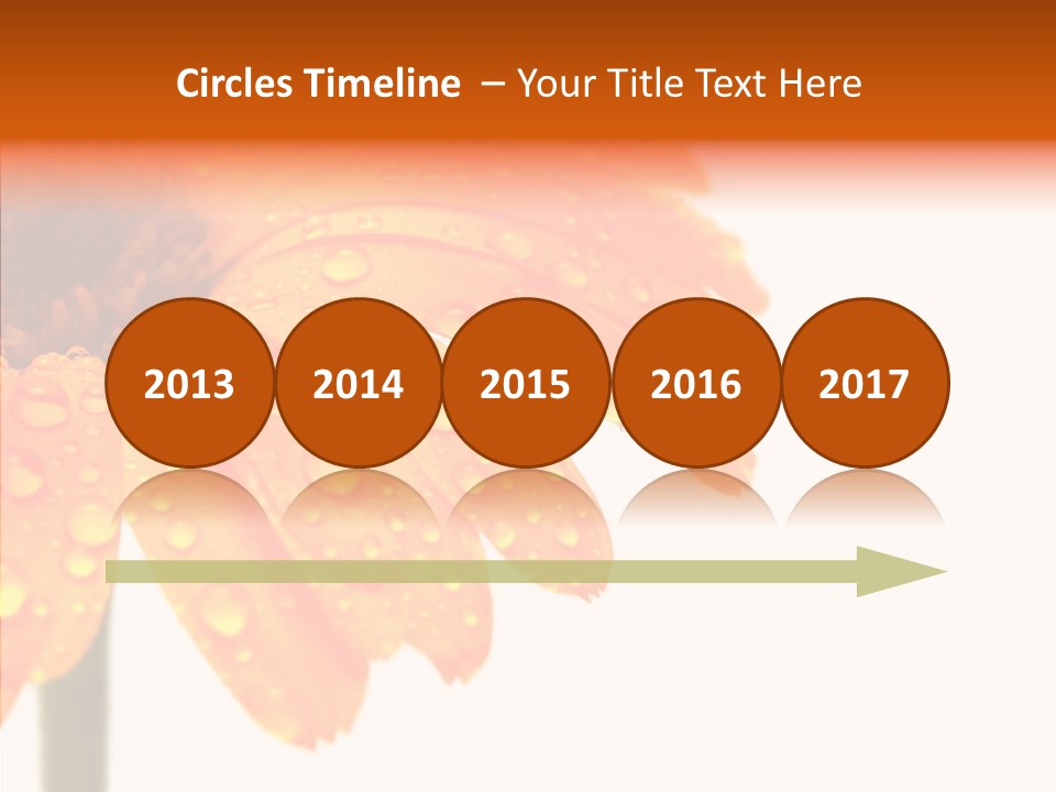 Rain Pretty Drops PowerPoint Template