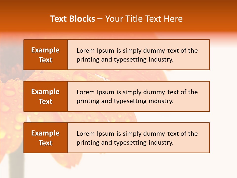 Rain Pretty Drops PowerPoint Template