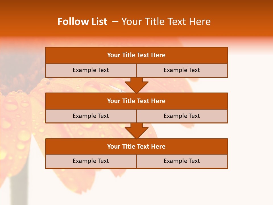 Rain Pretty Drops PowerPoint Template