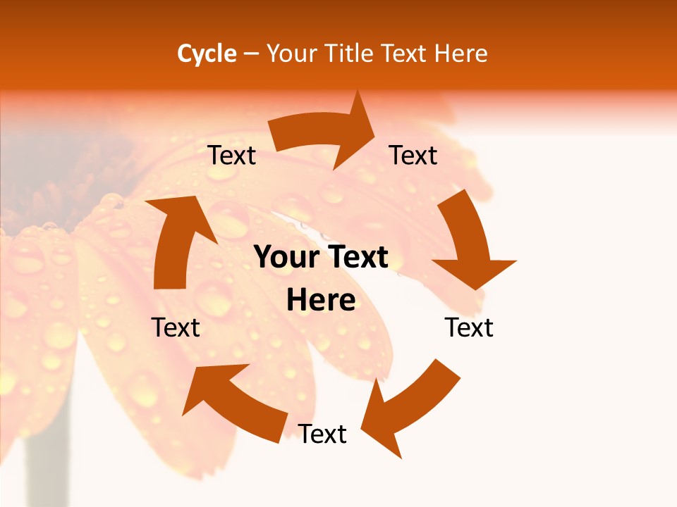 Rain Pretty Drops PowerPoint Template