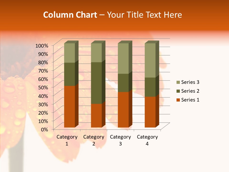 Rain Pretty Drops PowerPoint Template