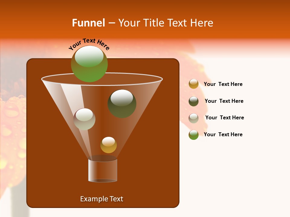 Rain Pretty Drops PowerPoint Template