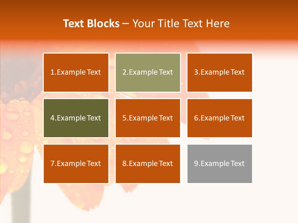 Rain Pretty Drops PowerPoint Template