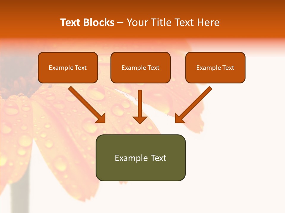 Rain Pretty Drops PowerPoint Template