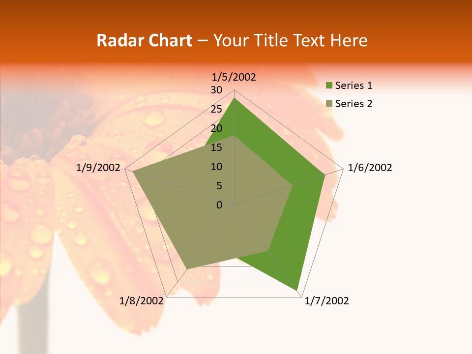 Rain Pretty Drops PowerPoint Template