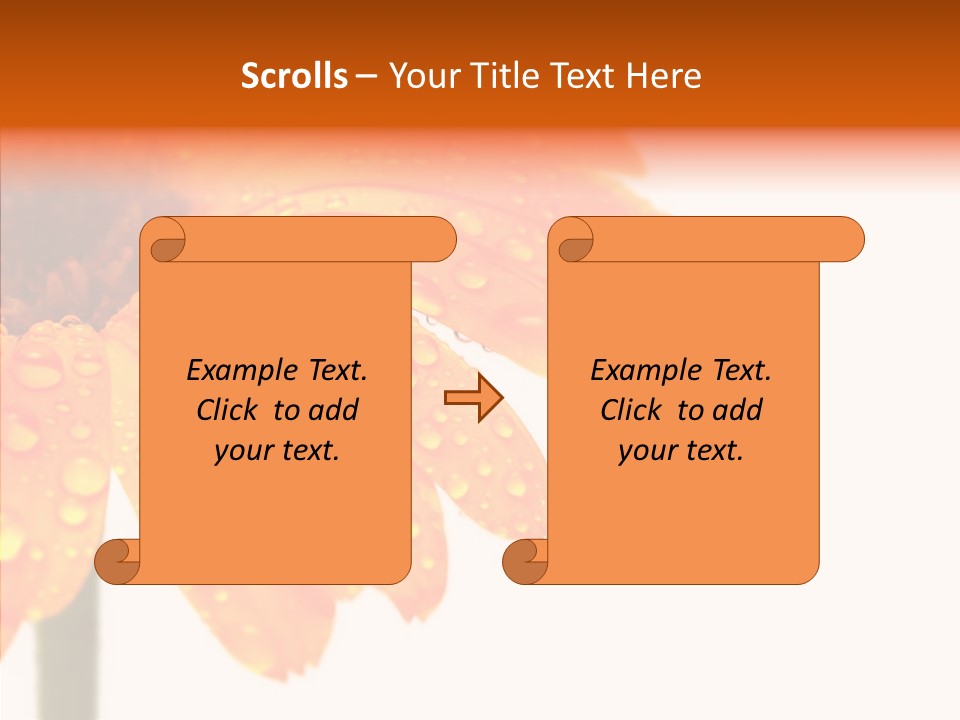 Rain Pretty Drops PowerPoint Template