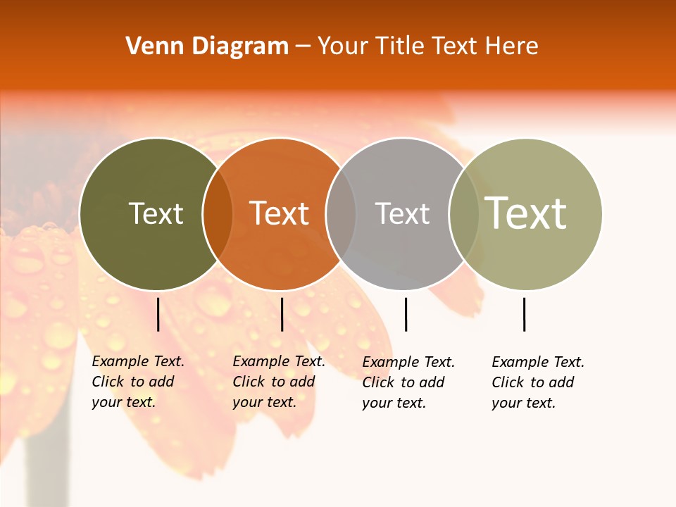 Rain Pretty Drops PowerPoint Template