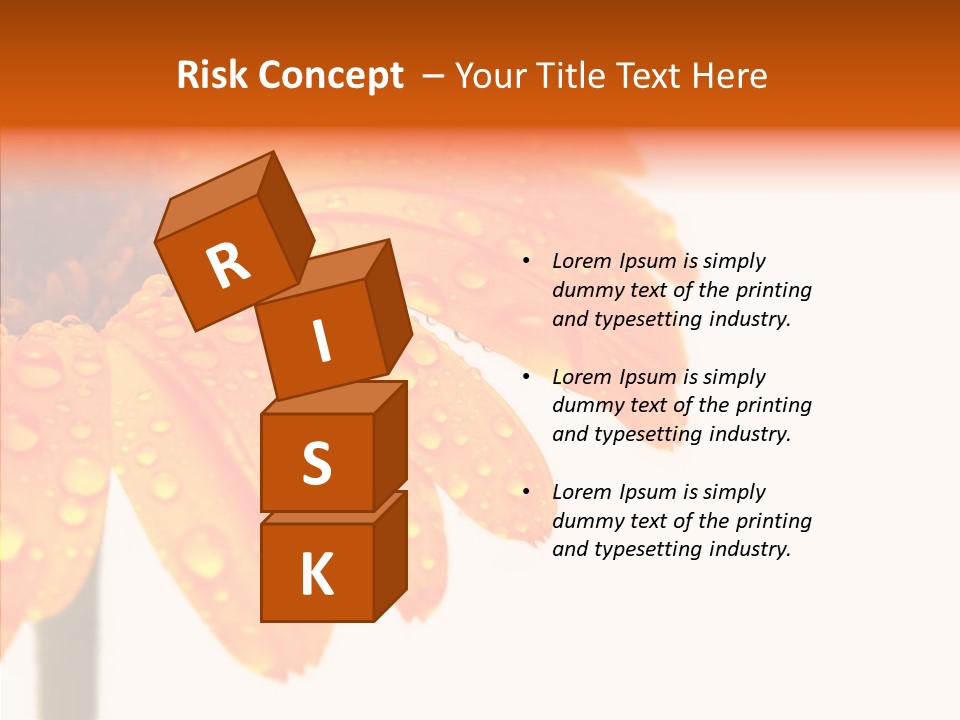 Rain Pretty Drops PowerPoint Template