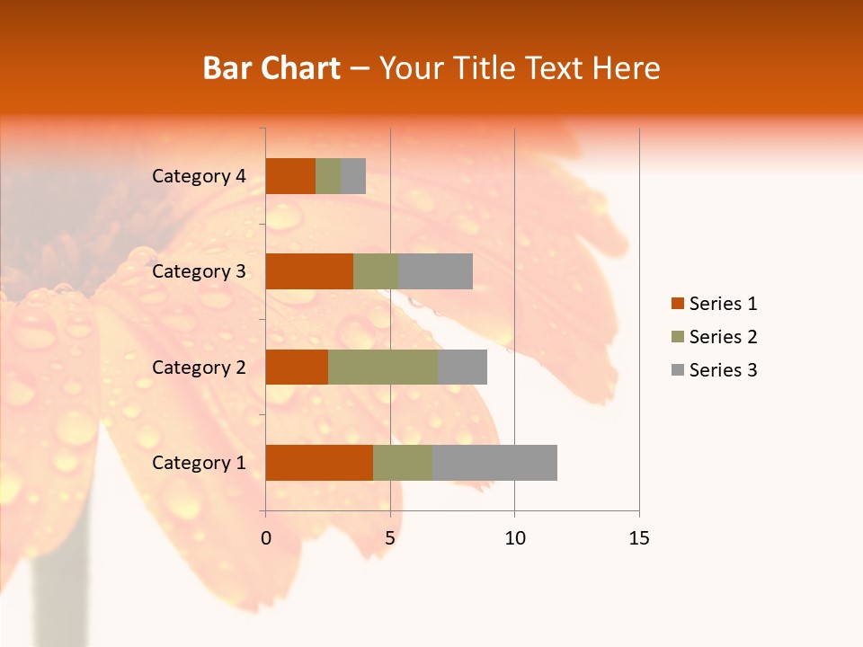 Rain Pretty Drops PowerPoint Template