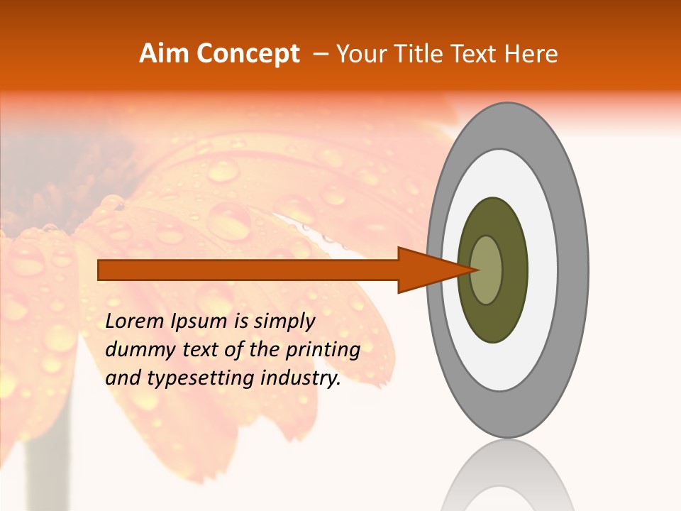 Rain Pretty Drops PowerPoint Template