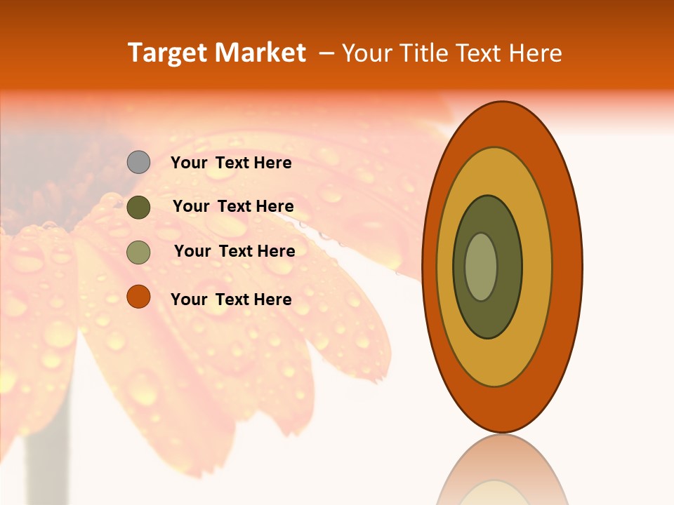 Rain Pretty Drops PowerPoint Template