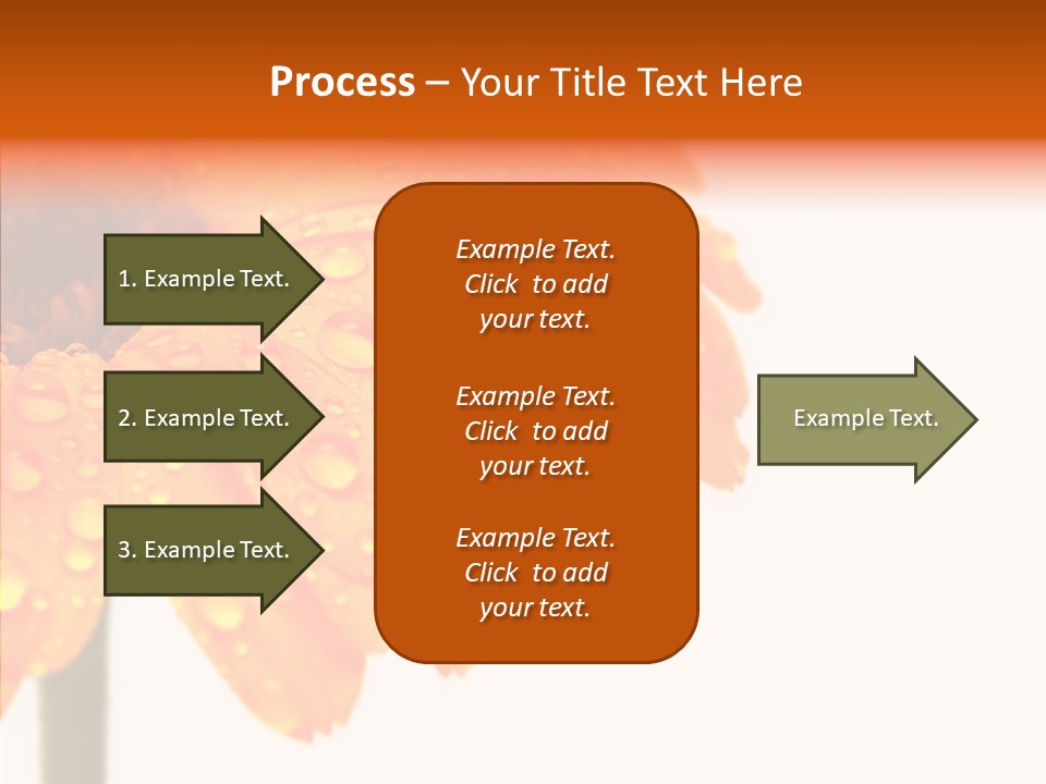 Rain Pretty Drops PowerPoint Template