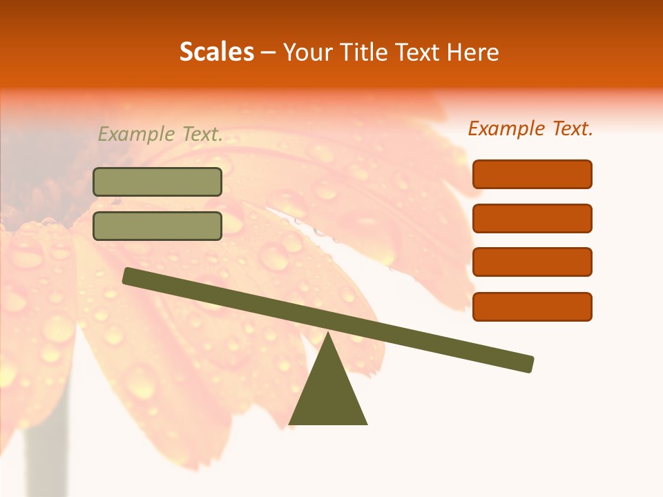Rain Pretty Drops PowerPoint Template