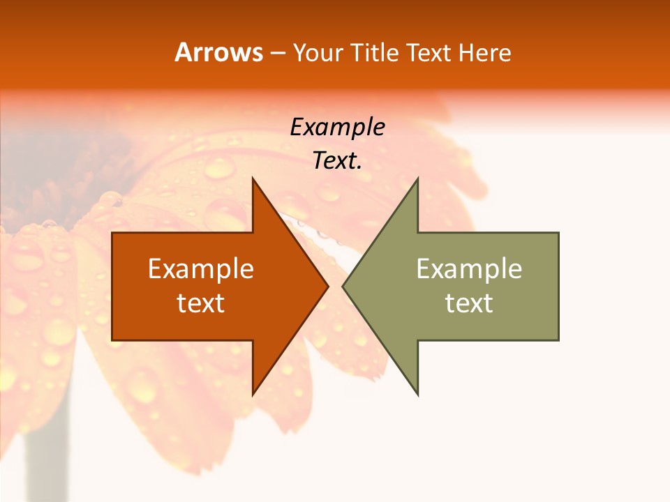 Rain Pretty Drops PowerPoint Template