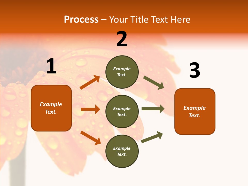 Rain Pretty Drops PowerPoint Template