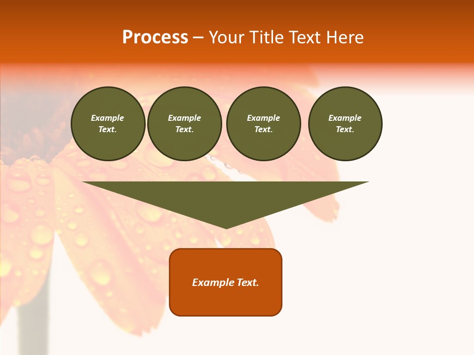 Rain Pretty Drops PowerPoint Template