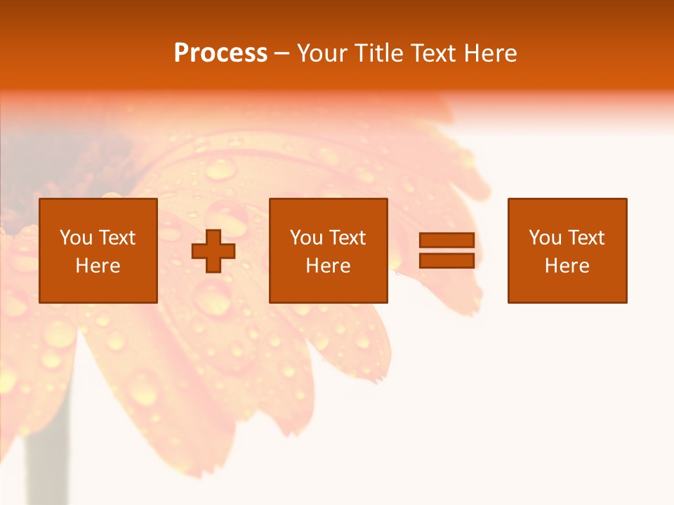 Rain Pretty Drops PowerPoint Template