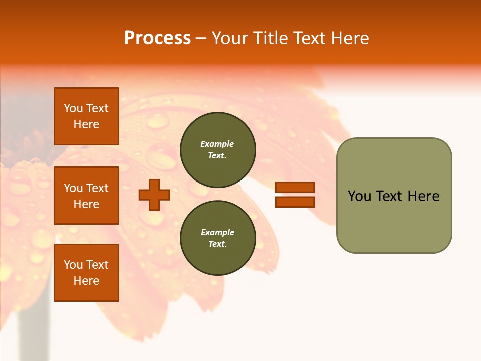 Rain Pretty Drops PowerPoint Template