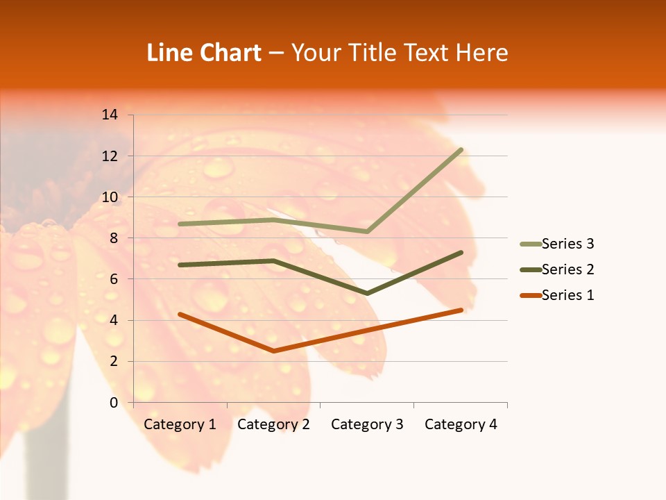 Rain Pretty Drops PowerPoint Template